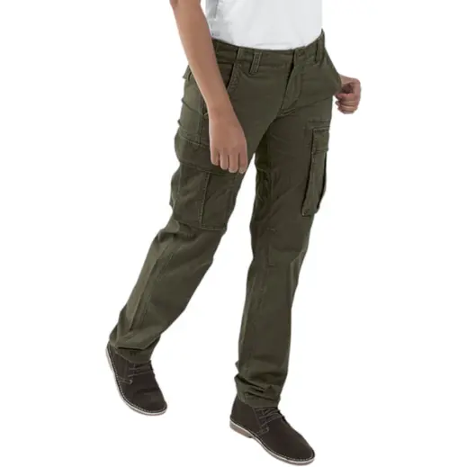 Ladies Heritage Slim Fit Cargo Trousers Model